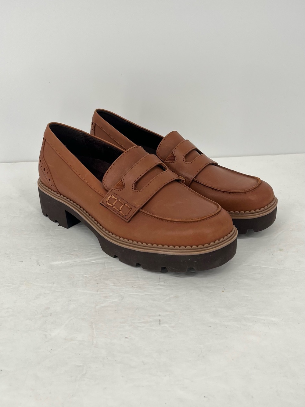 Vionic Francisco Fillmore Lug Sole Penny Loafers Size 7 - Picture 2 of 8